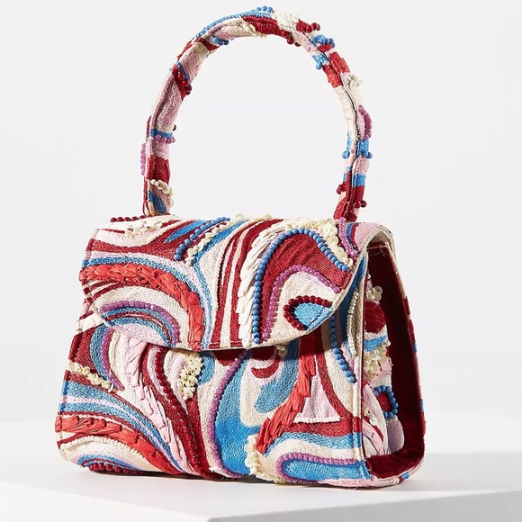 Anthropologie crossbody swirly bag - Picture 2 of 6